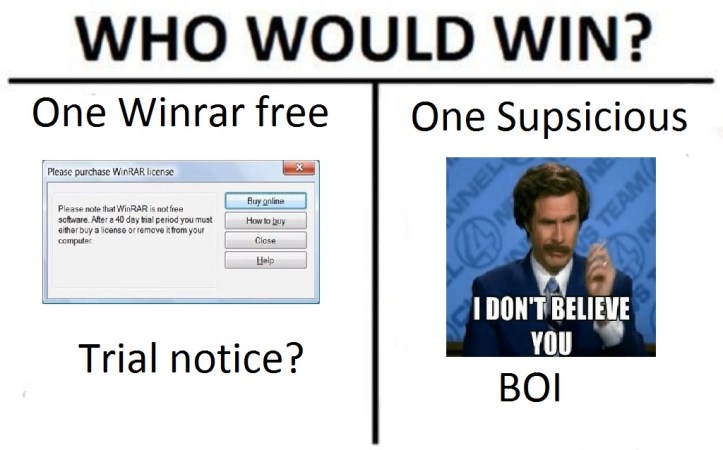 Winrar Meme